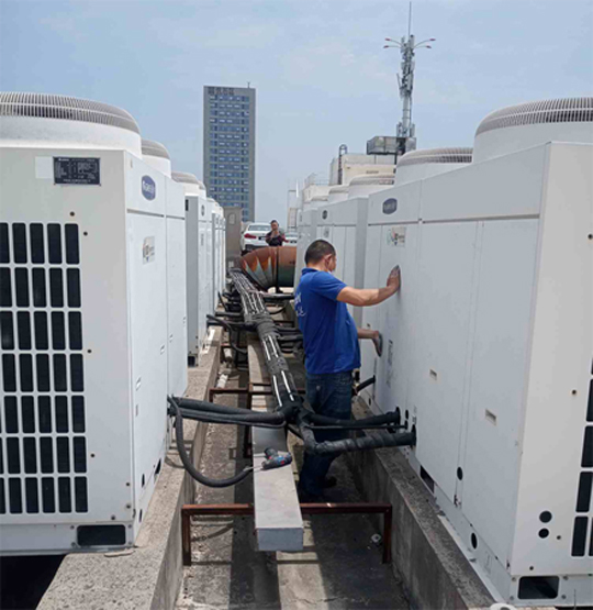 巨野中央空调制热和不制冷系统维修方法